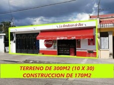 casa en venta con local comercial paneles solares