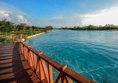 Terreno en venta Yucatán Country Club Kanha con vista al lago