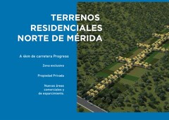 venta de terrenos en komchén al norte de mérida, desde