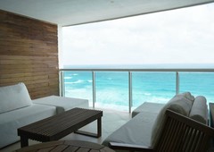 departamentos en renta - 200m2 - 3 recámaras - punta cancun - 3,200 usd