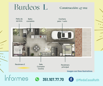 Casas en venta - 67m2 - 2 recámaras - Zamora - $1,105,000