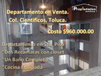 Departamento en venta Científicos, Toluca