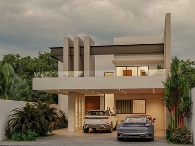 Casa en venta en Zona Country de Mérida de tres habitaciones en privada