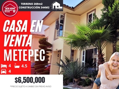 CASA EN VENTA EN METEPEC RESIDENCIAL CASA DEL PEDREGAL