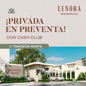 Lenora. 14 exclusivas casas residenciales en privada en Temozon