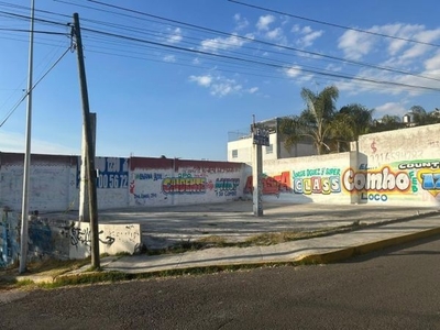 Terreno en Venta en Esquina, frente a Los Fuertes, Ave.Ignacio Zaragoza Puebla