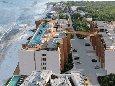 Condominio Alberca, Area De Asador Y Acceso Al Mar, Pre-construccion- Venta Tankah, Tulum