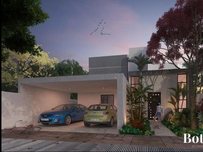 Doomos. Casa en Venta en Mérida CONKAL EN PRIVADA BOTANICO MOD 225