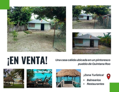 Doomos. CASA SOBRE TERRENO DE 300M2 EN VENTA HUAY PIX QUINTANA ROO (NVC-2292)