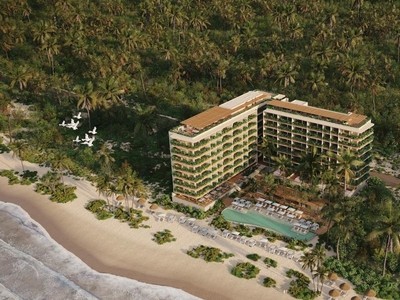 Doomos. Departamento en INNA Beach Condos & Hotel, Puerto Morelos, Quintana Roo