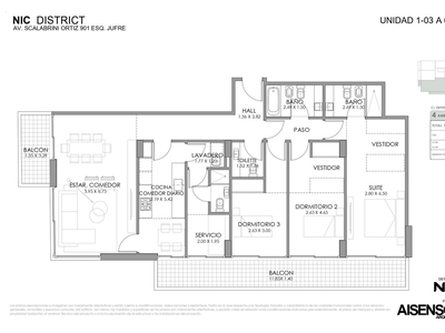 Doomos. Emprendimiento Nic District - Proyecto Aisenson - 4 ambientes c/dependencia