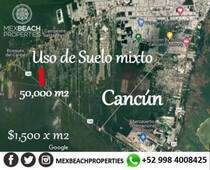 4372 m terreno en venta - alfredo v bonfil cancun