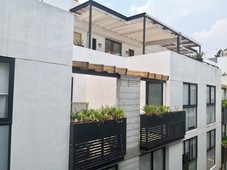 increíble casa en condominio con roof garden privado en escandón