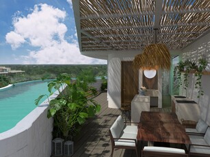 Doomos. Akua Estudio con alberca compartida en venta en Tulum, Aldea Zama