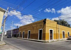 casa en venta en el centro de mérida, yucatán. en esquina, ideal para remodelar