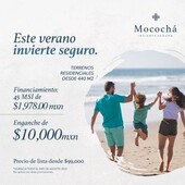Lotes de Inversión en Mérida. Descuentos de Agosto por pre-venta.