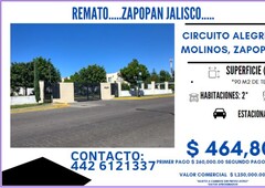 remate en fracc los molinos , zapopan jalisco mar