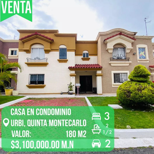 Hermosa Casa En Venta, Con Remodelacion. Urbi Quinta Montecarlo, Privada Cholet