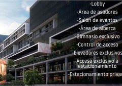 preventa. torre de departamentos ubicado en complejo multifuncional en la zona cumbres desde 45 m2, cuenta con cómodas amenidades, excelencia en diseño y acabados.