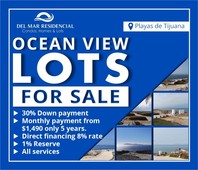 302 m awesome ocean view lots for sales in playas de tijuana