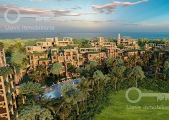 doomos. departamento en venta the village by corasol riviera maya