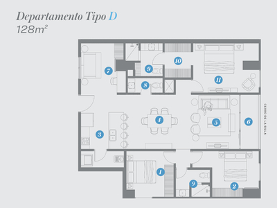 DEPARTAMENTO EN VENTA TORRE BOREAL