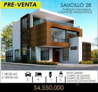 VENTA DE CASAS NUEVAS PRECIOS DE PREVENTA EN LOMAS DE ANGELOPOLIS