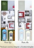 casas en venta - 132m2 - 3 recámaras - rancho santa monica - 1,516,866