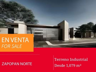 Terreno en Venta de 1,079 m²