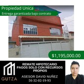 doomos. casa en col. altavilla ecatepec de morelos edomex remate bancario