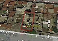 PROPIEDAD EN VENTA COL. LA MERCED, ZONA CENTRO SUP. 230 MTS