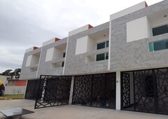 en venta, conjunto de casas a 2 cuadras de la presidencia municipal de chachapa - 3 habitaciones - 3 baños