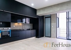 departamento con balcón en renta en roma norte