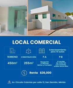 Doomos. Local comercial en renta, Garcia Gineres Merida