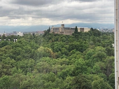 Anzures, 128m2, Vista Al Castillo De Chapultepec, Vigilancia 24 Horas, Totalmente Acondicionada, Cerca Metro