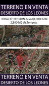 terreno en venta en desierto de los leones.