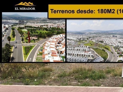 Terreno en EL MIRADOR de 180 m2 hasta 250 m2, GANALO !!