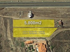 5800 m terreno en venta, libre de gravamen en rosarito, 5800m2