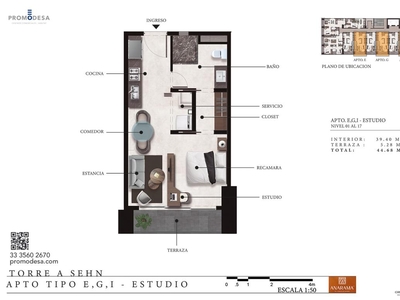 Doomos. Departamento - Ciudad Granja