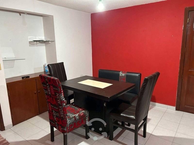 Renta excelente departamento amueblado en privada