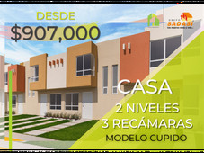 casa 3 recámaras héroes san pablo modelo cupido