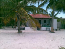 terreno en venta en majahual con playa y casa de playa
