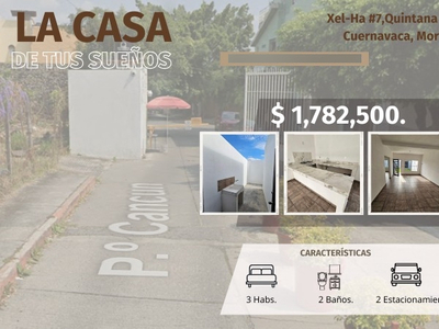 Casa En Quintana Roo Cuernavaca / Gv16 - Za 120