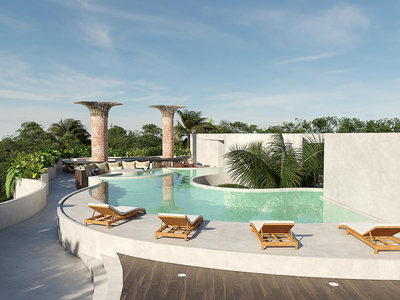 Departamento En Venta En Tulum, Anah Hunab, 1 Recamara