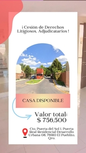 Casa en Venta en PUERTA REAL El Pueblito, Queretaro Arteaga