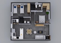 departamentos en venta - 1m2 - 2 recámaras - monterrey - 2,769,000