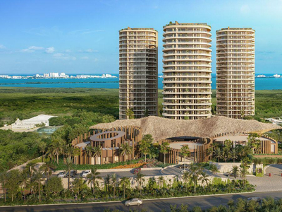 * Amplio Departamento En Venta En Cancun Central Park Towers