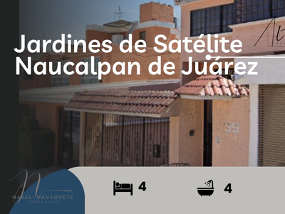 Casa En Jardines De Satélite, Naucalpan De Juárez Cerca De Mundo E Y Plaza Satélite