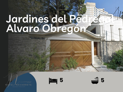 Casa En Jardines Del Pedregal, Álvaro Obregón Cerca Del Hospital Angeles Del Pedregal