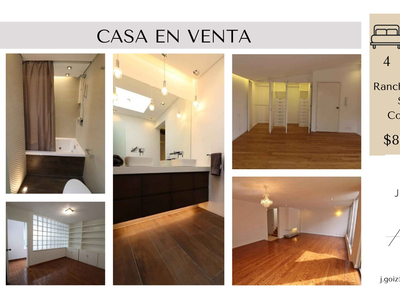 Remate Casa En Rancho Del Encanto, Santa Cecilia, Coyoacán, Cdmx